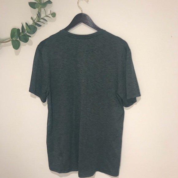 Nike Dri-Fit Tee in Dark Gray with large swoosh - Picture 4 of 4